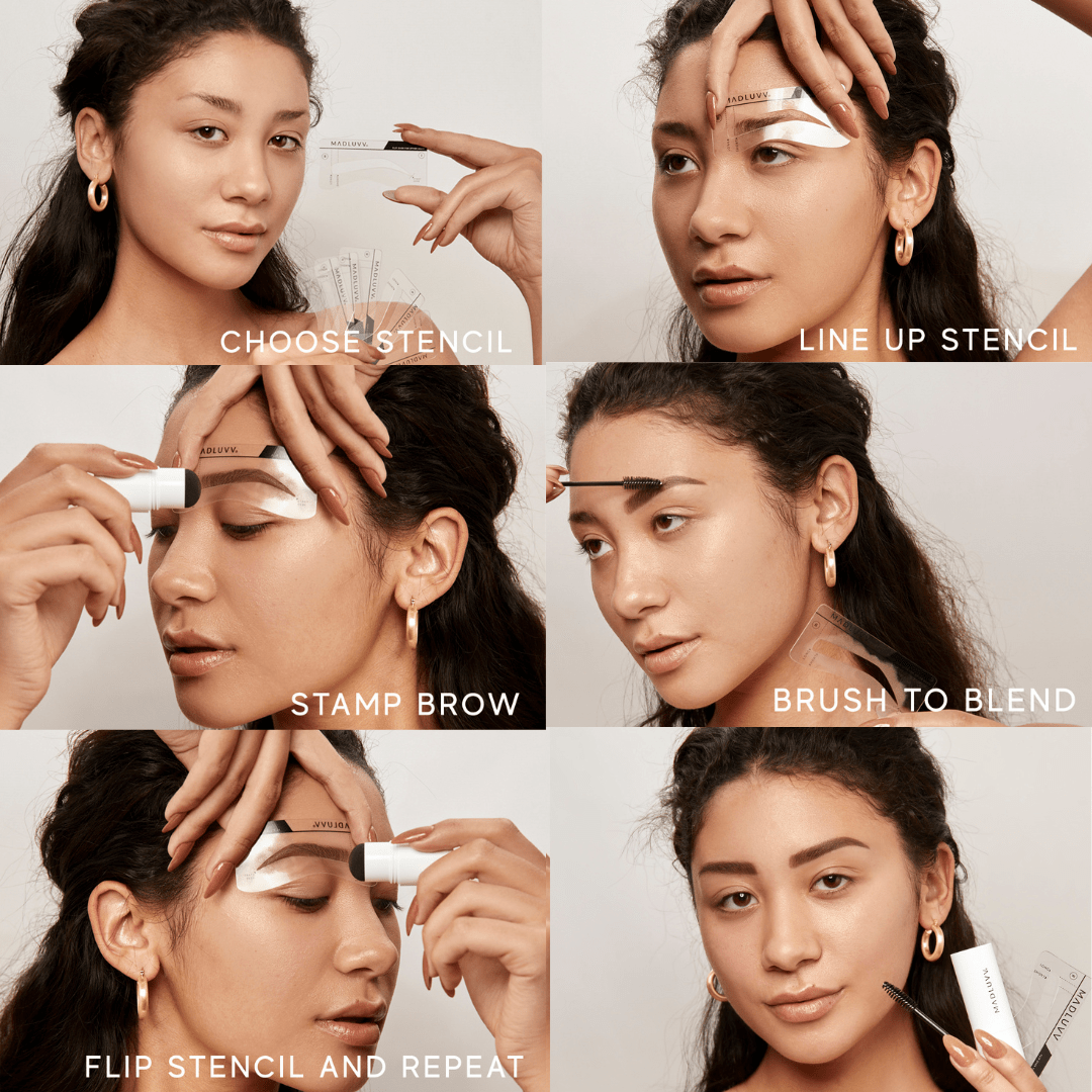 Dark Brown Brow Stamp™ Kit